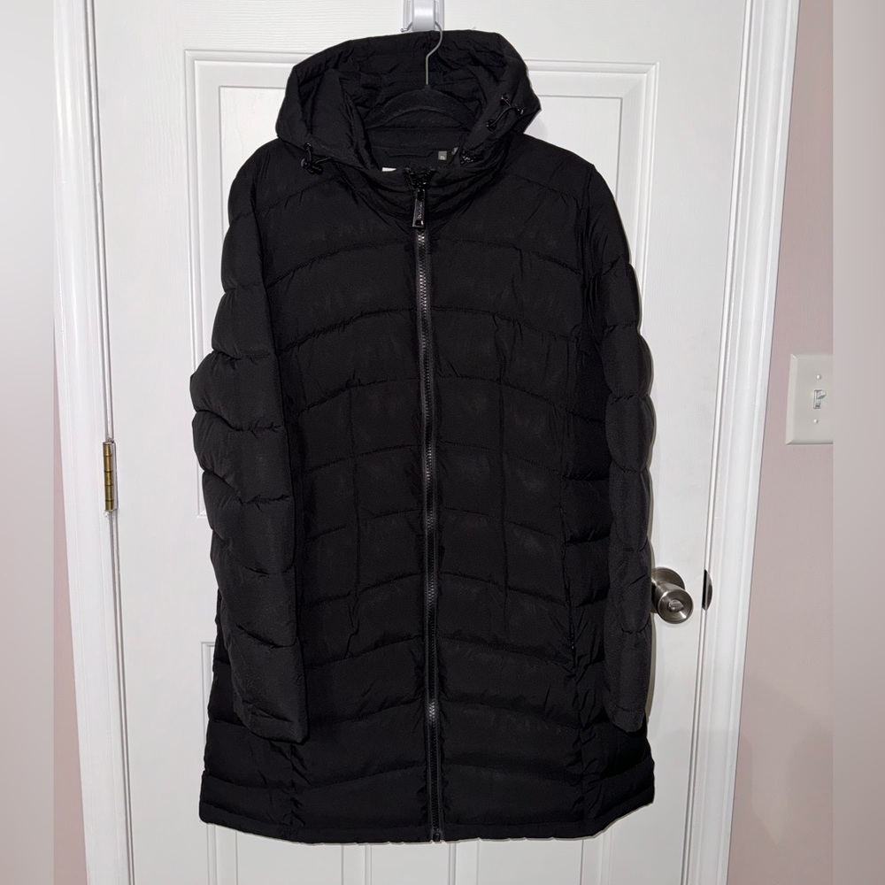 Calvin Klein hooded puffer coat